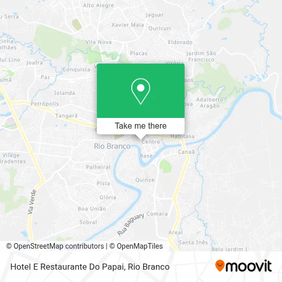 Hotel E Restaurante Do Papai map