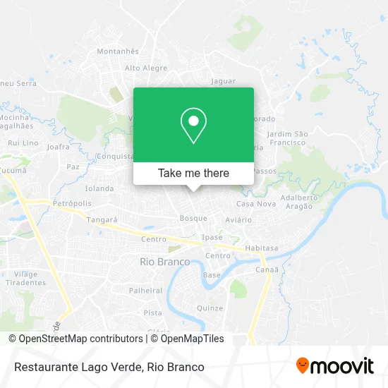 Restaurante Lago Verde map