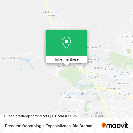 Precoma Odontologia Especializada map
