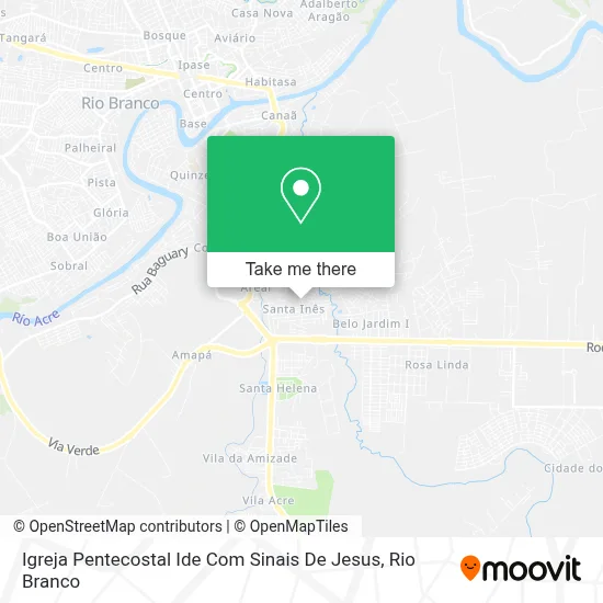 Igreja Pentecostal Ide Com Sinais De Jesus map