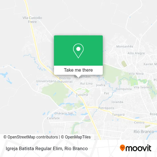 Igreja Batista Regular Elim map
