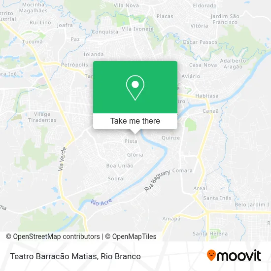 Teatro Barracão Matias map