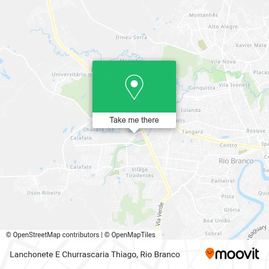 Lanchonete E Churrascaria Thiago map