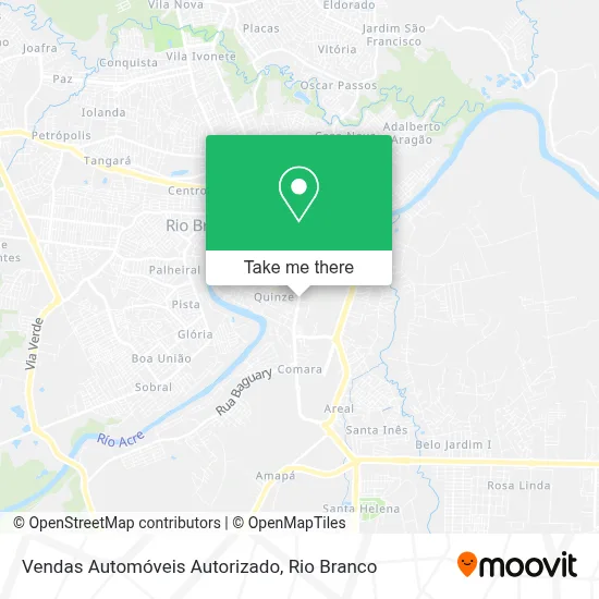 Vendas Automóveis Autorizado map
