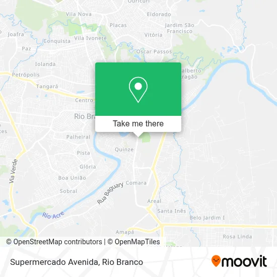 Supermercado Avenida map