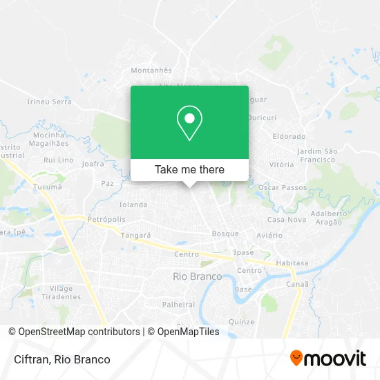 Ciftran map