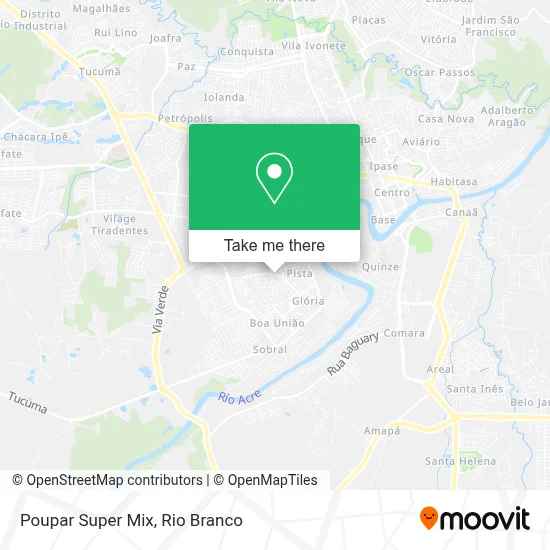 Poupar Super Mix map