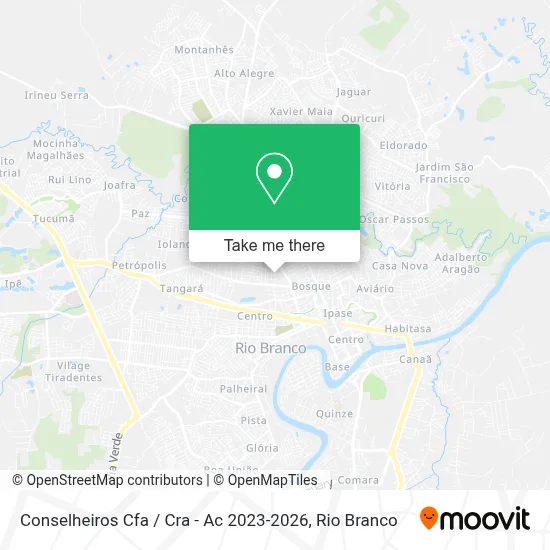 Conselheiros Cfa / Cra - Ac 2023-2026 map