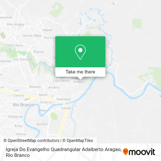 Igreja Do Evangelho Quadrangular Adalberto Aragao map