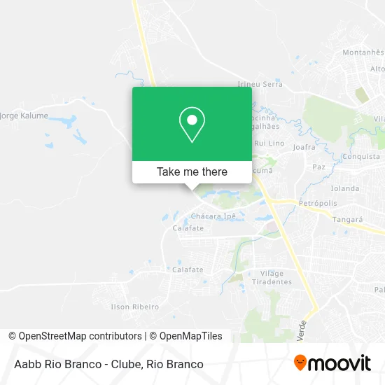 Aabb Rio Branco - Clube map