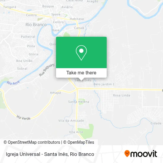 Igreja Universal - Santa Inês map