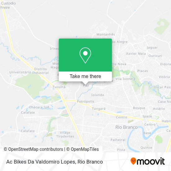 Ac Bikes Da Valdomiro Lopes map
