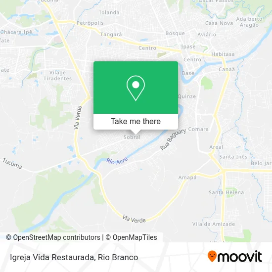 Igreja Vida Restaurada map
