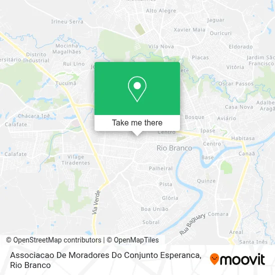 Associacao De Moradores Do Conjunto Esperanca map