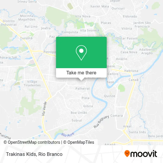 Trakinas Kids map