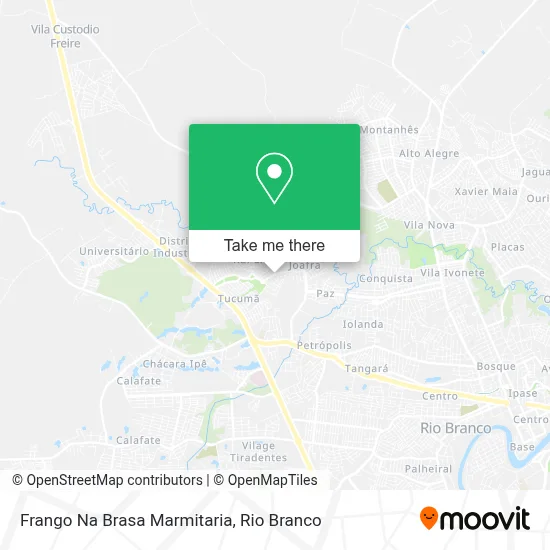 Frango Na Brasa Marmitaria map