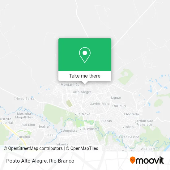 Posto Alto Alegre map