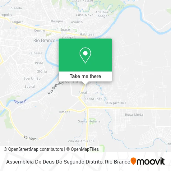 Assembleia De Deus Do Segundo Distrito map