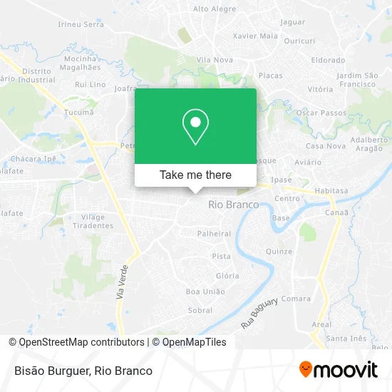 Bisão Burguer map