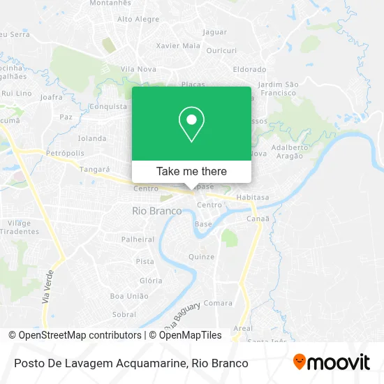 Posto De Lavagem Acquamarine map