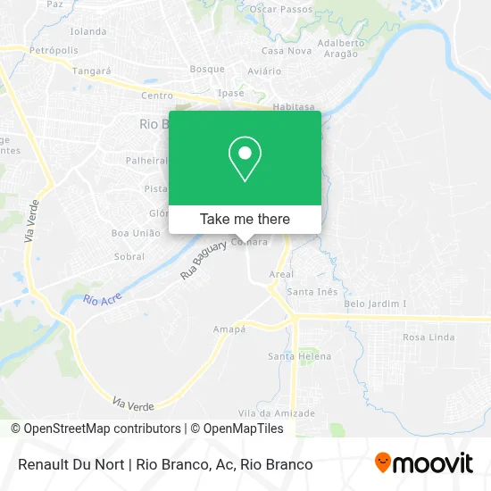 Renault Du Nort | Rio Branco, Ac map