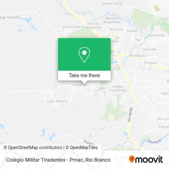 Colégio Militar Tiradentes - Pmac map