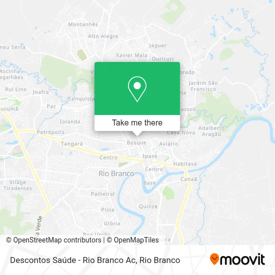 Descontos Saúde - Rio Branco Ac map