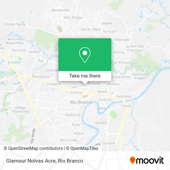 Glamour Noivas Acre map
