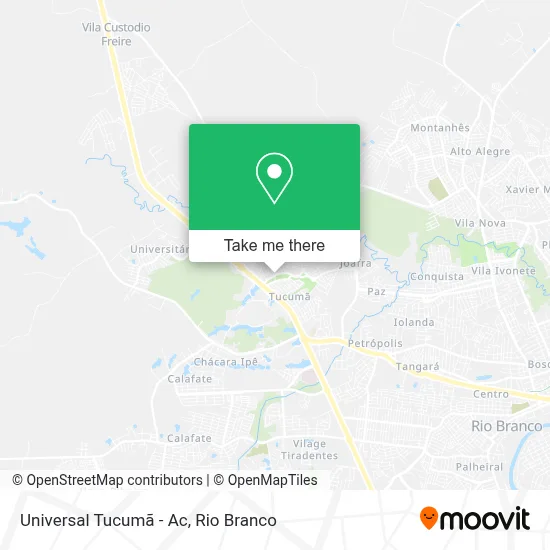 Universal Tucumã - Ac map