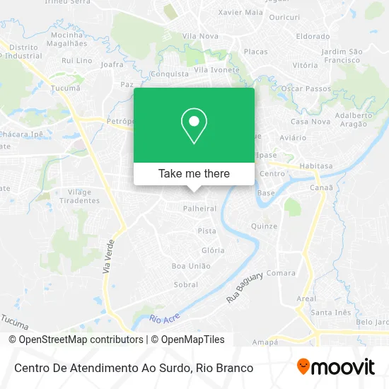 Centro De Atendimento Ao Surdo map