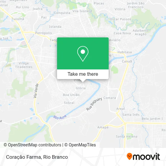 Coração Farma map