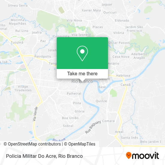 Policia Militar Do Acre map