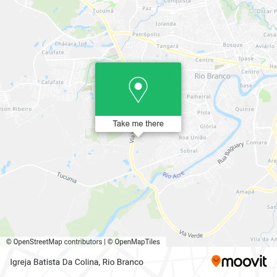 Igreja Batista Da Colina map