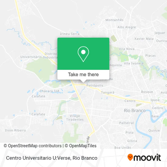 Centro Universitario U:Verse map