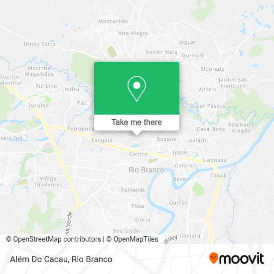 Além Do Cacau map