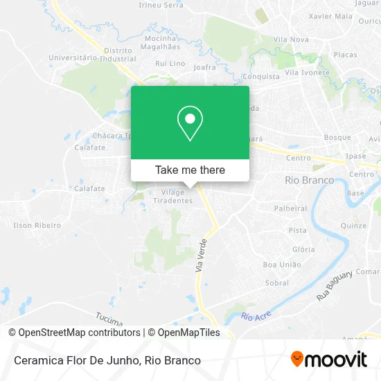 Ceramica Flor De Junho map
