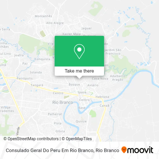 Consulado Geral Do Peru Em Rio Branco map