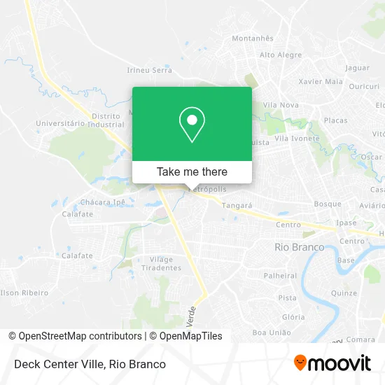 Deck Center Ville map
