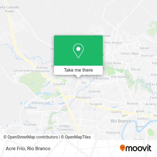 Acre Frio map