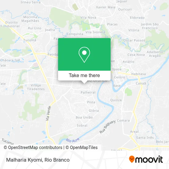 Malharia Kyomi map