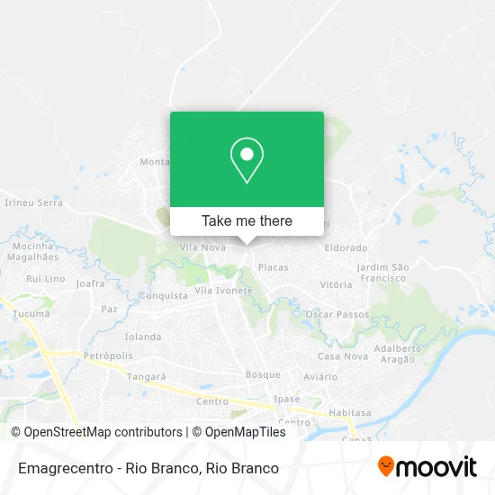 Emagrecentro - Rio Branco map