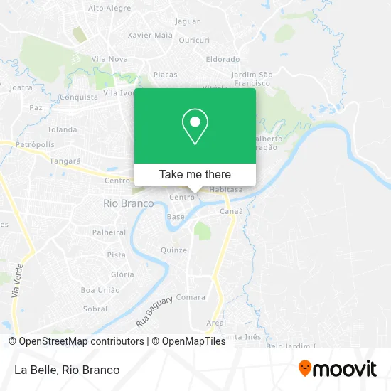 La Belle map
