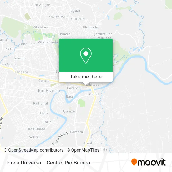 Igreja Universal - Centro map
