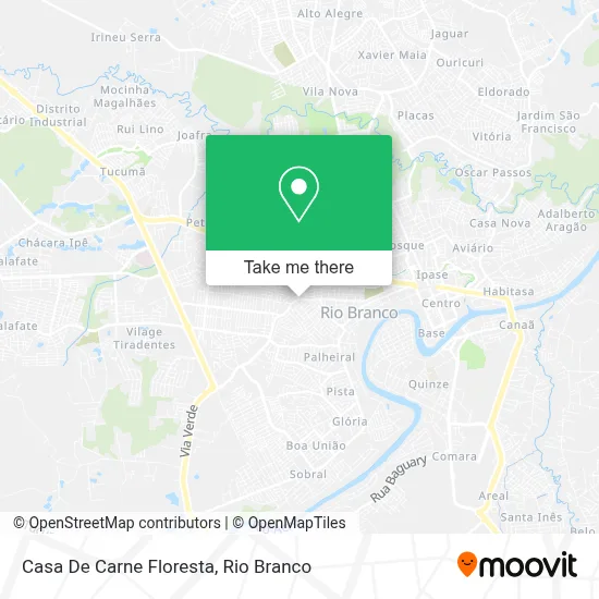 Casa De Carne Floresta map