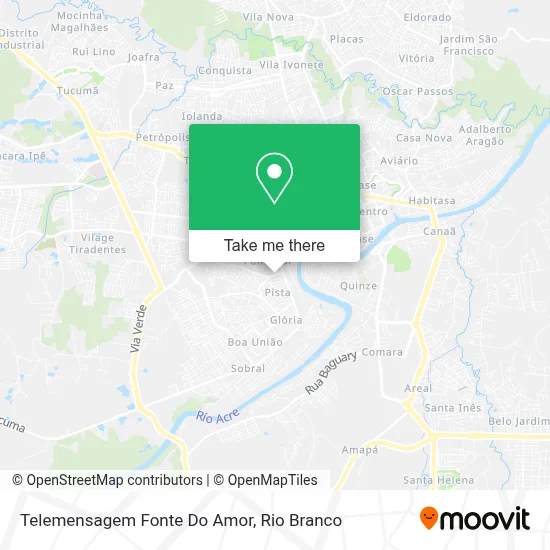 Telemensagem Fonte Do Amor map