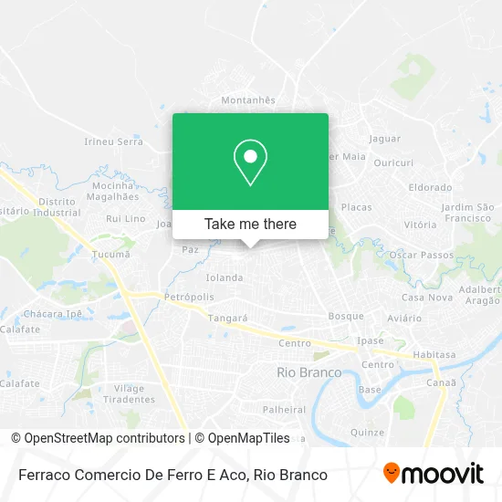 Ferraco Comercio De Ferro E Aco map