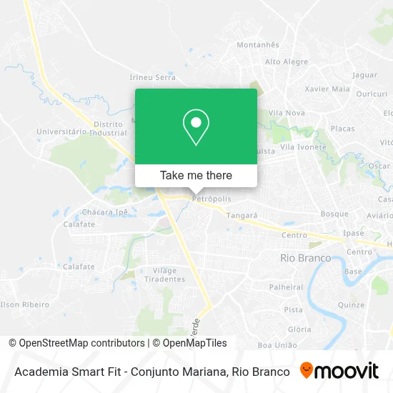 Academia Smart Fit - Conjunto Mariana map