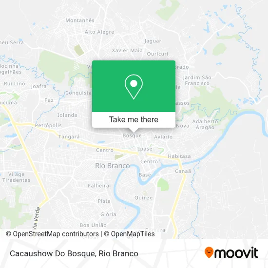 Cacaushow Do Bosque map