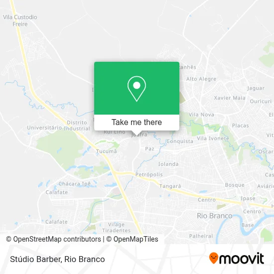 Stúdio Barber map