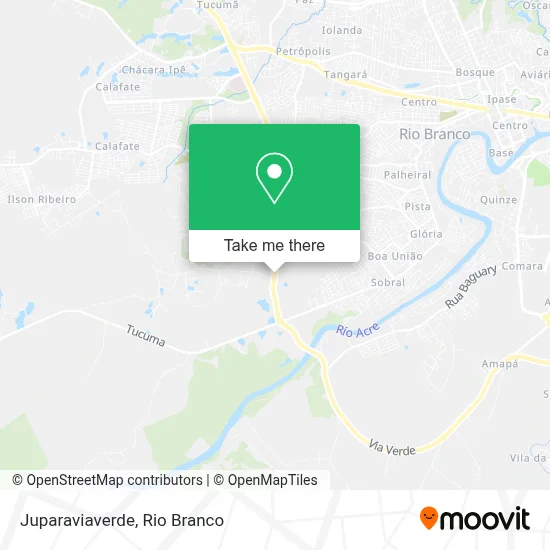 Juparaviaverde map